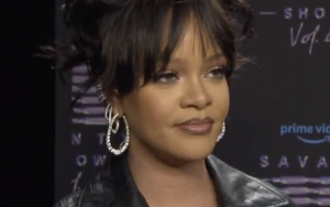 Rihanna talks about new music (AP interview at her SavageX Show Vol. 4 red carpet on October 16, 2022)