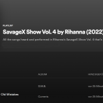 Soundtrack of Savage X Fenty Show Vol. 4 by Rihanna